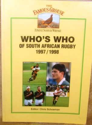 Sporting Memorabilia Who`s Who of South African Rugby 1997/1998 for